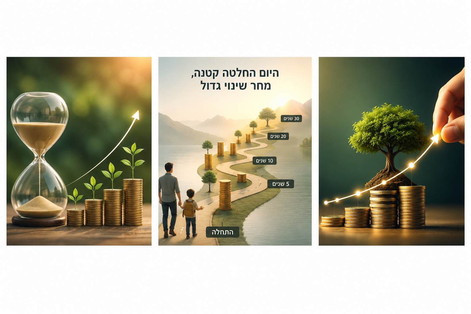 השפעת הזמן על ההשקעות